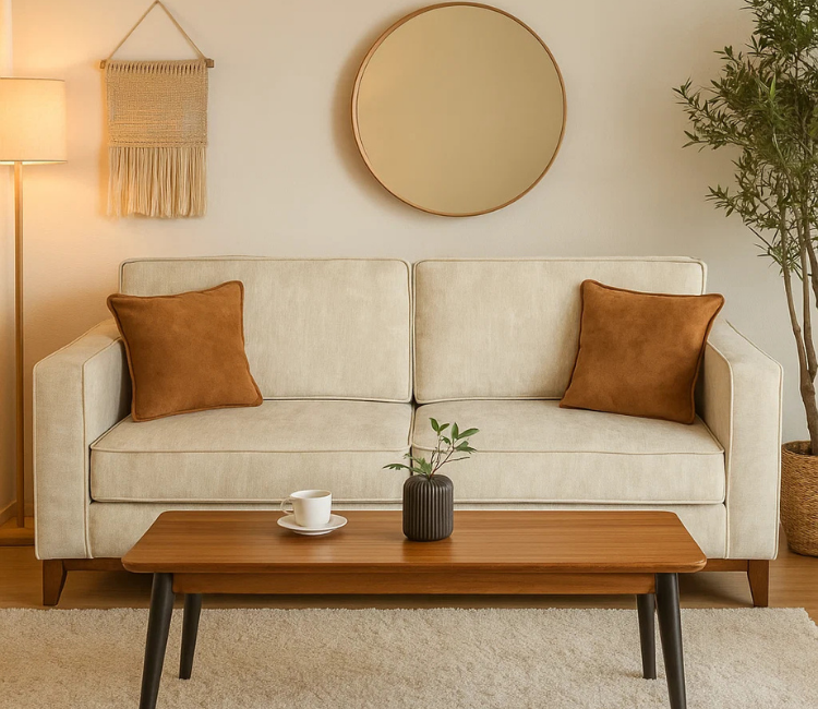 Caspar 2 Seater Sofa Set